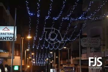Telde se pone en modo navideño con el encendido de sus luces/Francisco Javier Santana.